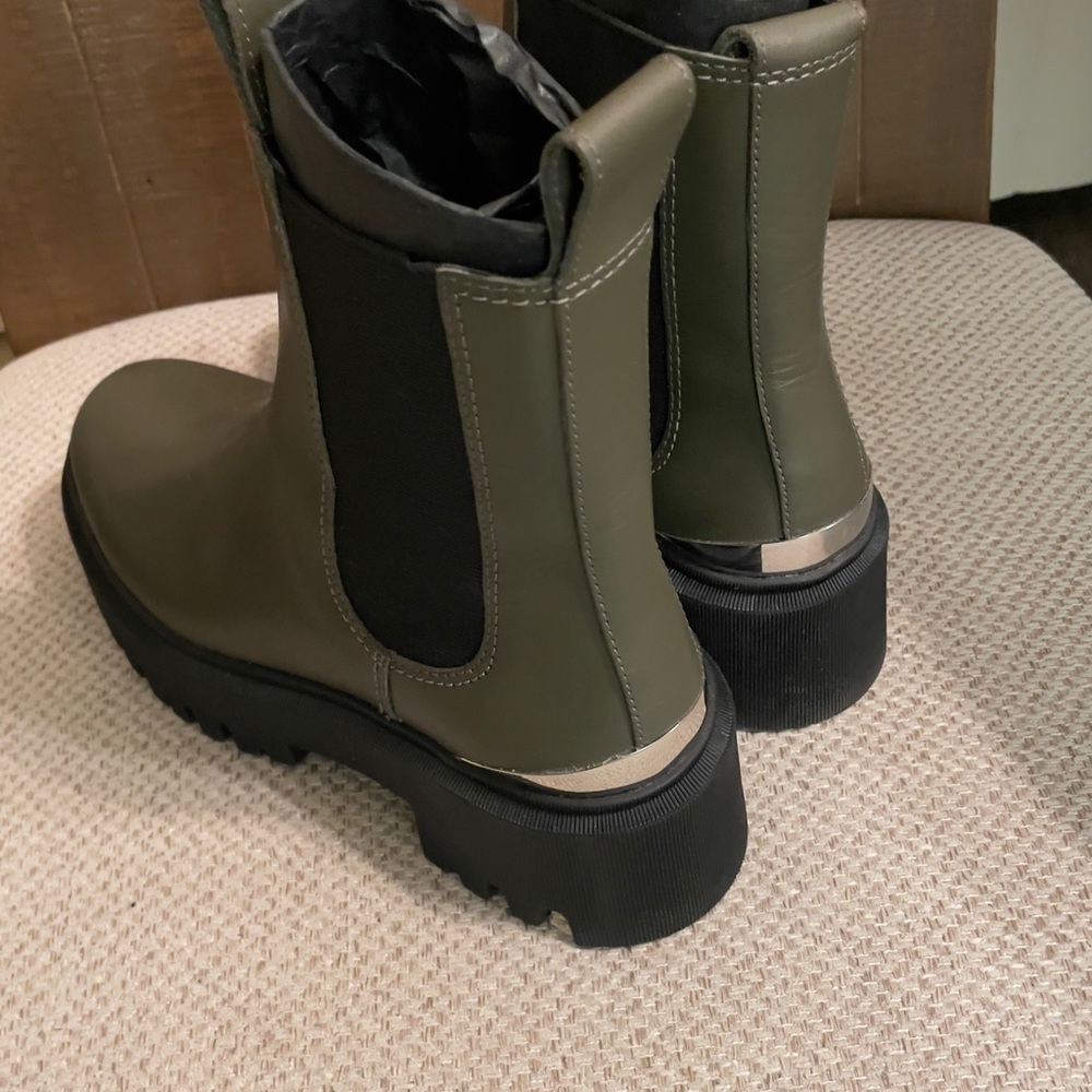 MAJE Paris Chelsea Boots with Platform Sole - Picture 7 of 12